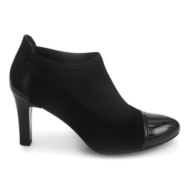 Elegante støvler på en stolpe 8367 sort