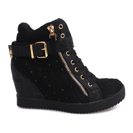 Wedge Sneakers 6227-Y Sort