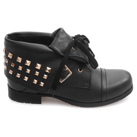 Støvler 2W1 Med Studs 1621 Sort