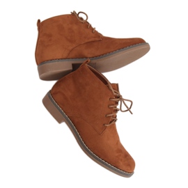 Snørestøvler camel 8B977 Camel brun