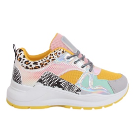 NB317P Gule sportssko flerfarvet