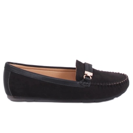 Sorte kvinders loafers FM3024 Sort