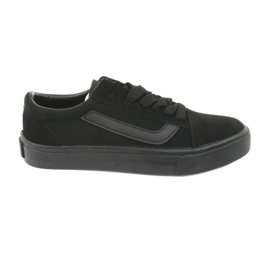 Atletico Klassiske bundne sneakers 18081 sort