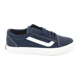 Atletico Kvinders sneakers bundet 18081 marineblå