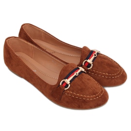 Kvinders loafers kamel B2027 Camel brun
