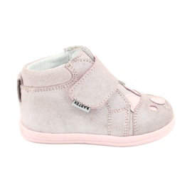 Velcro støvler Koala Bartek 71150 lyserød grå