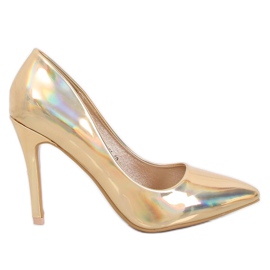 Metalliske guldnåle GG-71P Gold II Quality gylden
