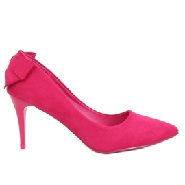 Pumper på en nål med en bue fuchsia NF-46 Fuchsia Ii Arter lyserød