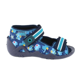 Befado sandaler børnesko 250P090 hvid marine blå blå