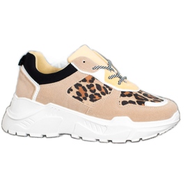 SHELOVET Sneakers med animalsk motiv flerfarvet