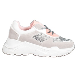 SHELOVET Sneakers med animalsk motiv flerfarvet