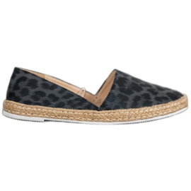Kylie Plettet Espadrilles sort
