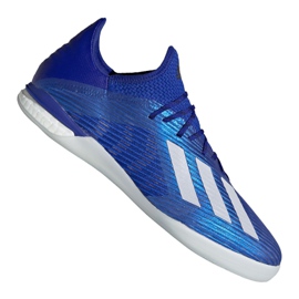 Adidas X 19.1 In M EG7134 sko blå blå