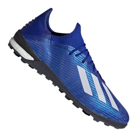 Adidas X 19.1 Tf M EG7136 sko blå blå