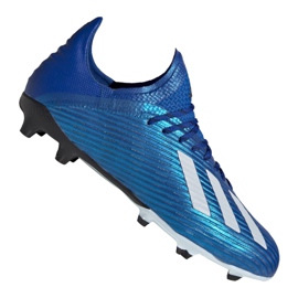 Adidas X 19.1 Fg Jr EG7164 sko blå blå