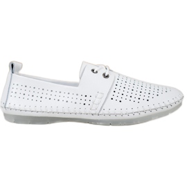 VINCEZA læder sneakers hvid