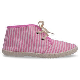 Støvler Straw Sole Sneakers 2607 Pink lyserød