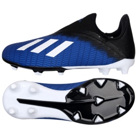 Adidas X 19.3 Ll Fg Jr EG9840 fodboldstøvler sort sort