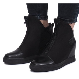 Sort suede sneakers Nathalie