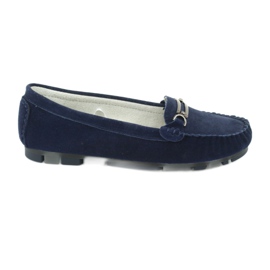 Loafers i ruskindslæder Filippo DP 1202 blå