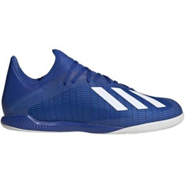 Adidas X 19.3 In M EG7154 fodboldstøvler blå blå
