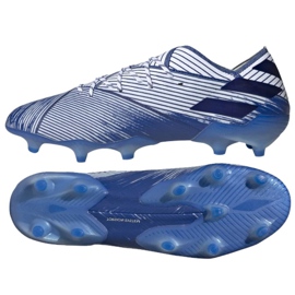 Adidas Nemeziz 19.1 Fg M EG7324 fodboldstøvler flerfarvet blå