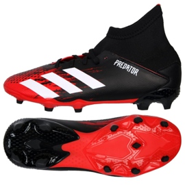 Adidas Predator 20.3 Fg Jr EF1930 fodboldstøvler flerfarvet sort