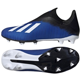 Adidas X 19.3 Ll Fg M EG7178 fodboldstøvler blå blå