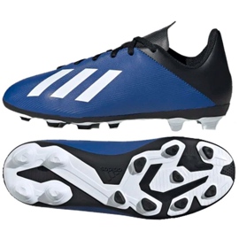 Adidas X 19.4 FxG Jr EF1615 fodboldstøvler blå blå