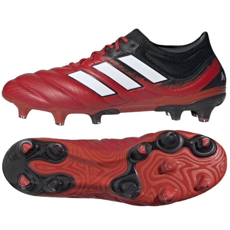 Adidas Copa 20.1 Fg M EF1948 fodboldstøvler flerfarvet rød