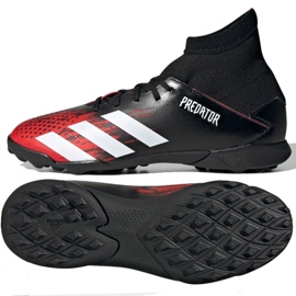 Adidas Predator 20.3 Tf Jr EF1950 fodboldstøvler flerfarvet sort