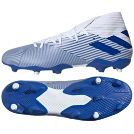 Adidas Nemeziz 19.3 Fg M EG7202 fodboldstøvler flerfarvet hvid
