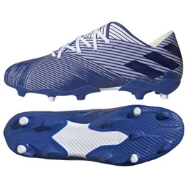 Adidas Nemeziz 19.2 Fg M EG7222 fodboldstøvler blå blå