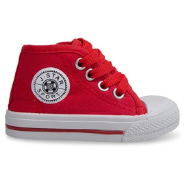 High-top børnesneakers Y1309 Rød