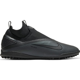 Nike React Phantom Vsn 2 Pro Df Tf M CD4174-010 fodboldsko sort sort
