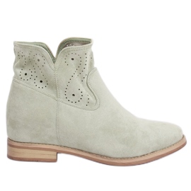 NC1000 grønne celadon openwork støvler