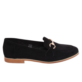Sort Dame sorte loafers T355P Sort