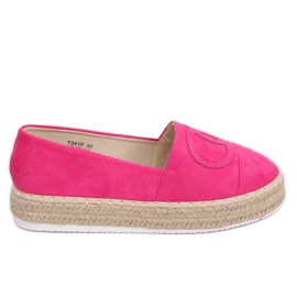 Fuchsia espadrilles T341P Fushia lyserød