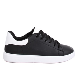 Sorte kvinders sneakers LA85P All Black hvid