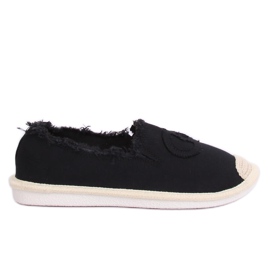 Sorte espadriller til kvinder NB273P Sort