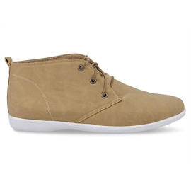 Høje elegante sko 3569 Khaki