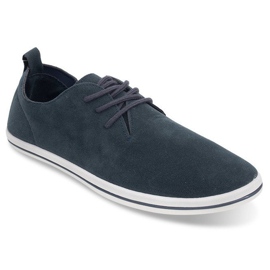 Lyse herresneakers med Eco Suede 1205 Marineblå marine blå