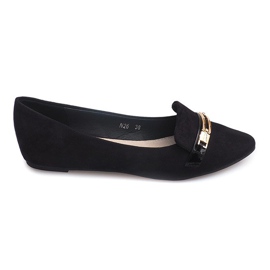 Ballerinas Mokasiner Med Eco-Suede N26 Sort