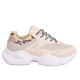 Beige sportssko til kvinder BL192P Beige