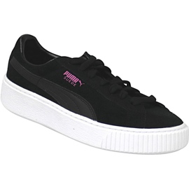 Puma Suede Platform Jr 363663 01 sort