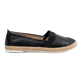 Goodin Espadrilles med Eco læder sort