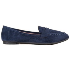 Fama Klassiske loafers marine blå blå