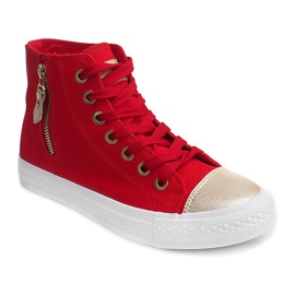 High-top sneakers F-6 Rød