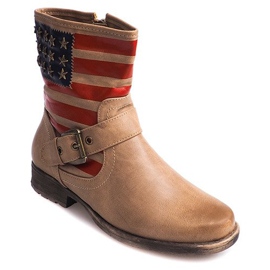 Varme støvler Jodhpur støvler Y350 Beige