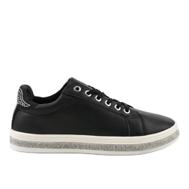 Sorte sneakers dekoreret med 1152-Y sneakers